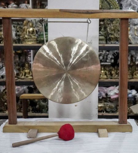 tibetan hand beaten gong